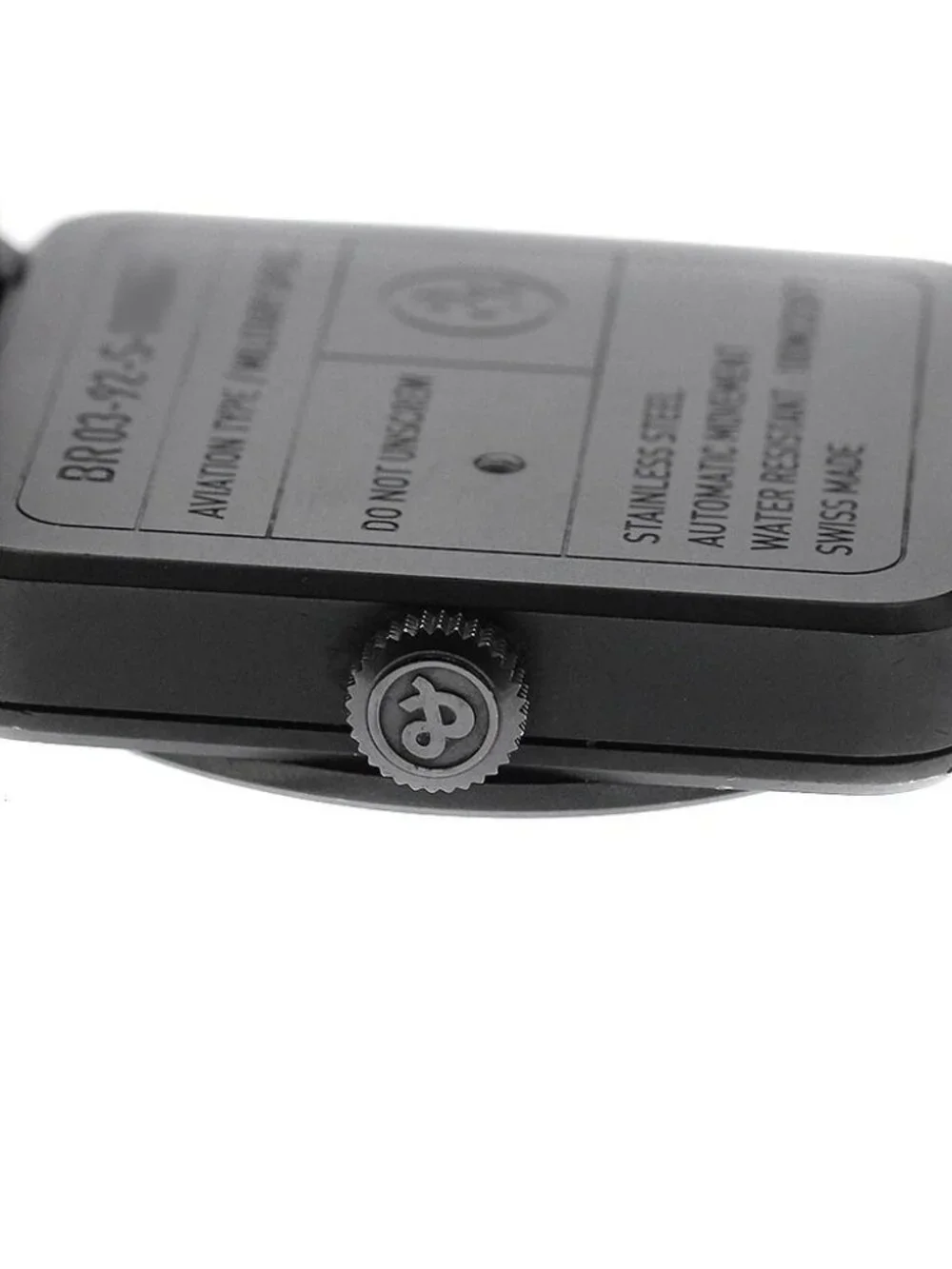 Bell＆Ross Aviation Military BR03-92-S Date Black Dial Automatic Men's _958029